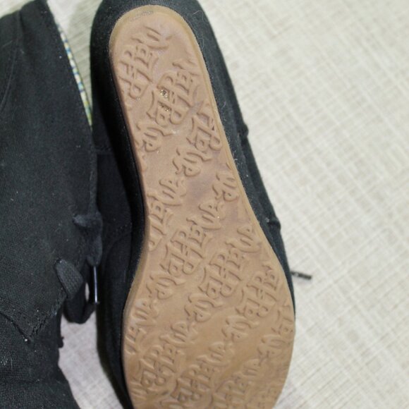 Mad Love Size 9 Canvas Lift Ankle Booties - Picture 6 of 6